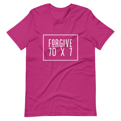 Forgive 70 X 7 Unisex t-shirt - Image 9