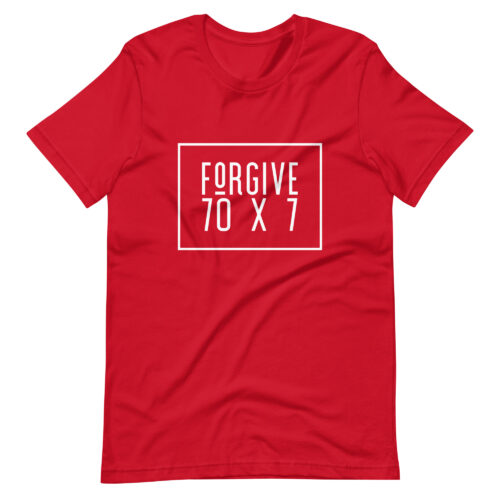 Forgive 70 X 7 Unisex t-shirt - Image 5