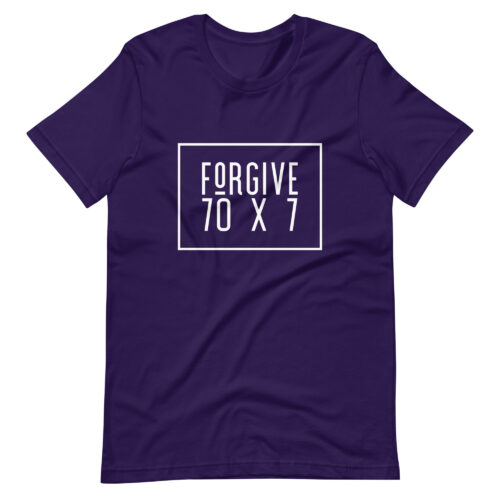 Forgive 70 X 7 Unisex t-shirt - Image 2