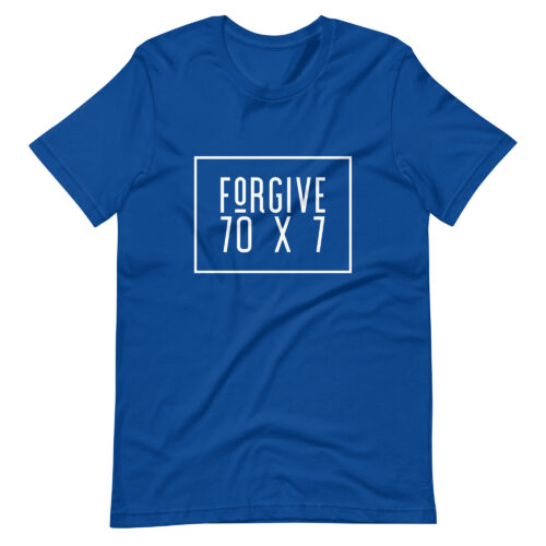 Forgive 70 X 7 Unisex t-shirt - Image 7
